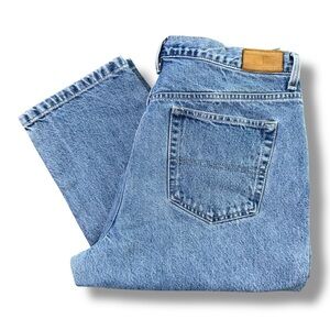 Vintage Tommy Hilfiger Blue Jeans High Rise Mom Jeans 90s Baggy y2k Straight Leg